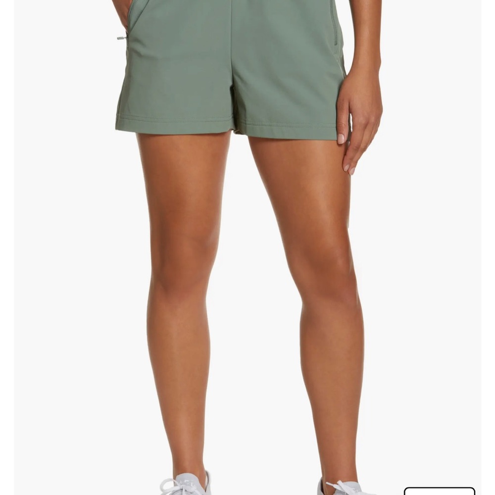 Sweaty Betty Summit Water Resistant Hiking Women’s Shorts Size XL in Sage Green - Picture 9 of 9